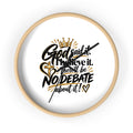God Said It, I Believe It — Inspirational Wall Clock