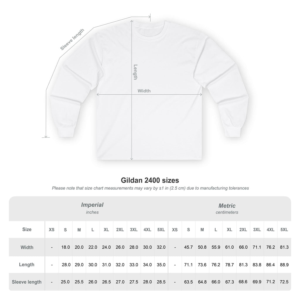 Long Sleeve Tee — "Be Still and Know That I Am God" Inspirational Scripture Shirt