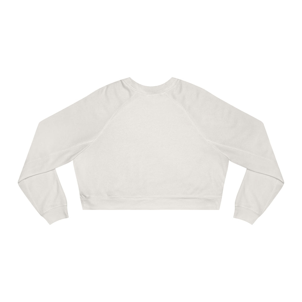 Cropped Pullover – “God Isn’t Finished With Me Yet” Inspirational Graphic Pullover
